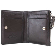 Vivienne Westwood Embossed Croc Slim Flap Card Holder Purse - Black