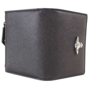 Vivienne Westwood Saffiano Slim Flap Card Holder Purse - Black