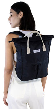 Kind Bag London Hackney Medium Backpack - Pebble Black