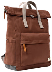 Roka Canfield B Medium Recycled Nylon Backpack - Rocky Road Brown
