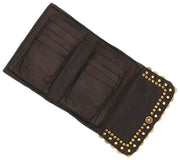 Campomaggi Felloniche Stud Coin Purse - Brown