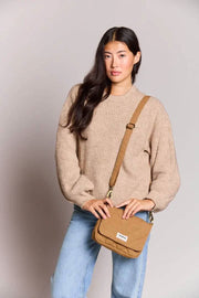 Hindbag Margault Quilted Shoulder Bag - Cinnamon Brown