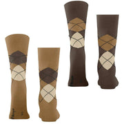 burlington-everyday-argyle-2-pack-socks---brown-sugar-beige-34598163