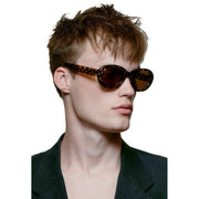 A.Kjaerbede Anma Sunglasses - Black/Yellow Tortoise