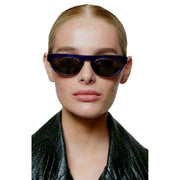 A.Kjaerbede Jake Sunglasses - Dark Blue Transparent