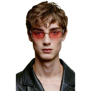 A.Kjaerbede Noah Sunglasses - Rose Gold/Galactic Pink