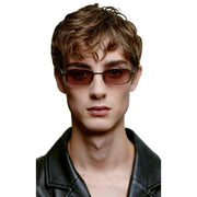 A.Kjaerbede Noah Sunglasses - Silver/Striped Horn Brown