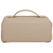 Alice Wheeler London Luxury Travel Train Case - Stone Beige