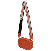 Alice Wheeler London Mini Camera Crossbody Bag - Orange