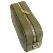 Alice Wheeler London Mini Mayfair Camera Crossbody Bag - Olive Green