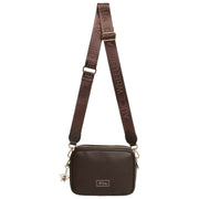 Alice Wheeler London Soho Camera Cross Body Bag - Chocolate Brown