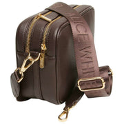 Alice Wheeler London Soho Camera Cross Body Bag - Chocolate Brown