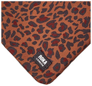 Roka Carnaby XL Recycled Canvas Crossbody Bag - Mini Leopard Brown