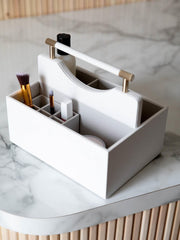Stackers Classic Cosmetic Organiser - White Pebble