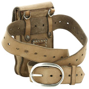Campomaggi Siena Stud Phone Holder Bag - Ice Beige