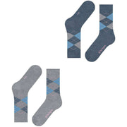 burlington-everyday-argyle-2-pack-socks---arctic-mel-grey-34597979