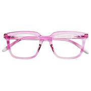 Barner Holly Glossy Blue Light Reading Glasses - Blush Pink