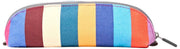 Roka Tate Small Cotton Canvas Pouch - Wide Multi Stripe