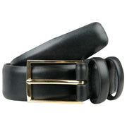 dents-gold-buckle-lined-leather-belt---black-34491123