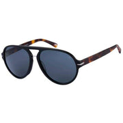 Botaniq Double Bridge Pilot Sunglasses - Black/Brown Tort