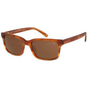 Botaniq Narrow Rectangle Sunglasses - Brown Tort