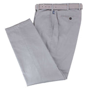 BRUHL Parma B Textured Cotton Chinos - Grey