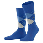 Burlington Argyle Basic Gift Box Socks - Blue/Black