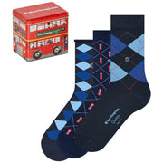 Burlington British Box Socks - Navy