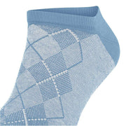 Burlington Carrington Sneaker Socks - Azure Blue