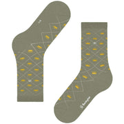 Burlington Crown Socks - Leaf Green