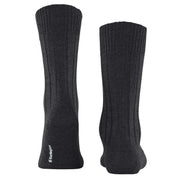 Burlington Dover Socks - Asphalt Mel Grey