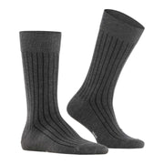 Burlington Duke Street Socks - Anthracite Mel