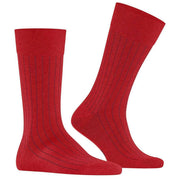 Burlington Duke Street Socks - Fire Red