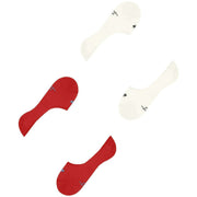 Burlington Everyday 2-Pack No Show Socks - Active Red