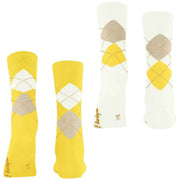 Burlington Everyday Argyle 2-Pack Socks - Sunshine Yellow