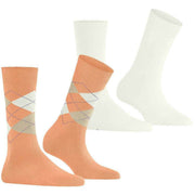 Burlington Everyday Mix 2-Pack Socks - Peach Orange
