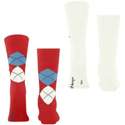 Burlington Everyday Mix 2-Pack Socks - Tulip Red