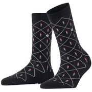 Burlington Lipstick Socks - Black