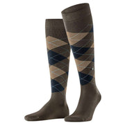 Burlington Manchester Knee High Socks - Chocolate Brown