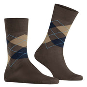 Burlington Manchester Socks - Chocolate Brown