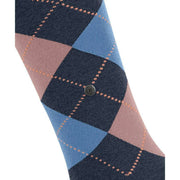 Burlington Marylebone Knee High Socks - Dark Blue Mel