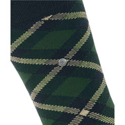 Burlington Tartan Socks - Marine Blue