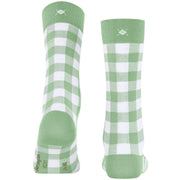 Burlington Vichy Socks - Quiet Green