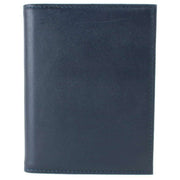 Byron and Brown Folding Nappa Leather 3 Fold 5 x 3.5 Travel Frame - Navy