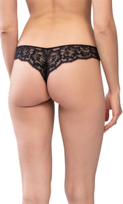 Mey Amazing String Lace Thong - Black