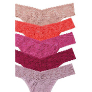 hanky-panky-signature-lace-original-rise-5-pack-thong---desert-roseneon-coralbright-amethyst-34950782