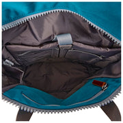 Roka Finchley Medium Recycled Canvas Backpack - Deep Teal Blue