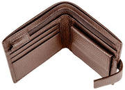 Dents Aire Coin Bifold Wallet - Chocolate Brown