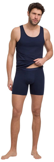 Falke Daily Comfort 2-Pack Long Leg Boxer - Midnight Navy