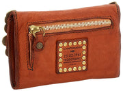 Campomaggi Felloniche Stud Coin Purse - Brick Orange